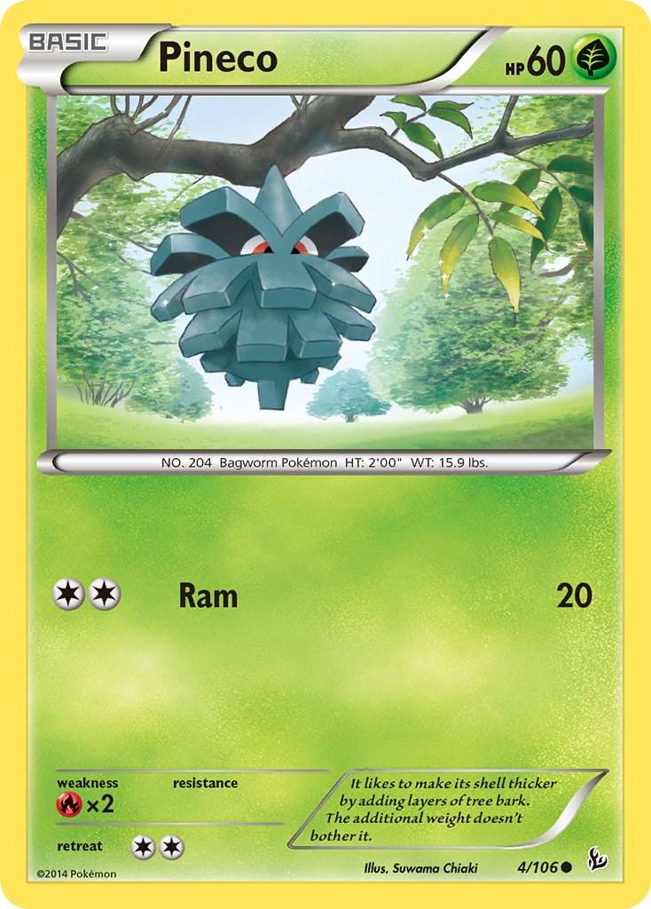 Pineco #4 Pokemon Flashfire