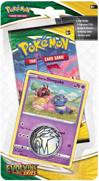 Galarian Slowpoke Checklane Blister Pokemon Evolving Skies
