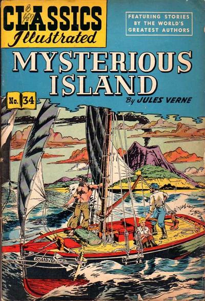 Mysterious Island #34 (1949) Comic Books Classics Illustrated