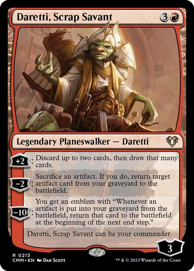 Daretti, Scrap Savant #213 Magic Commander Masters