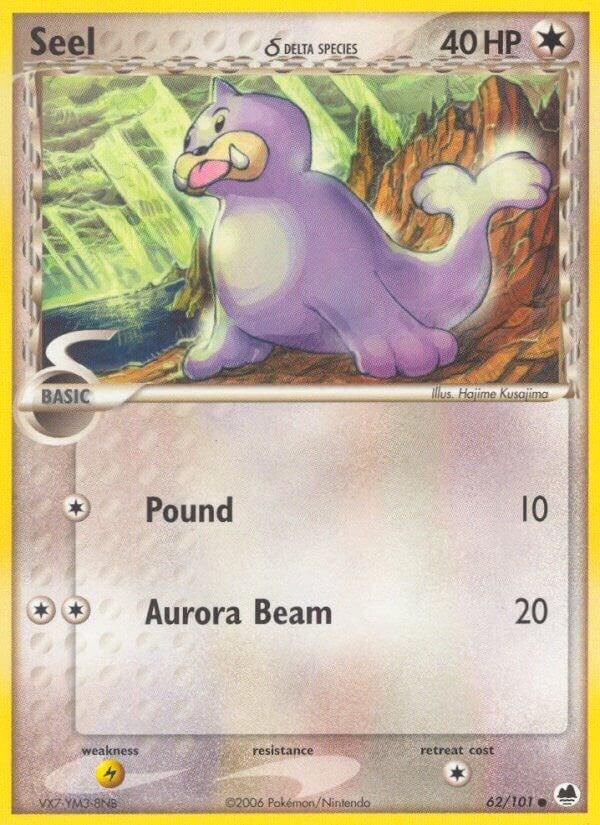 Seel #62 Pokemon Dragon Frontiers