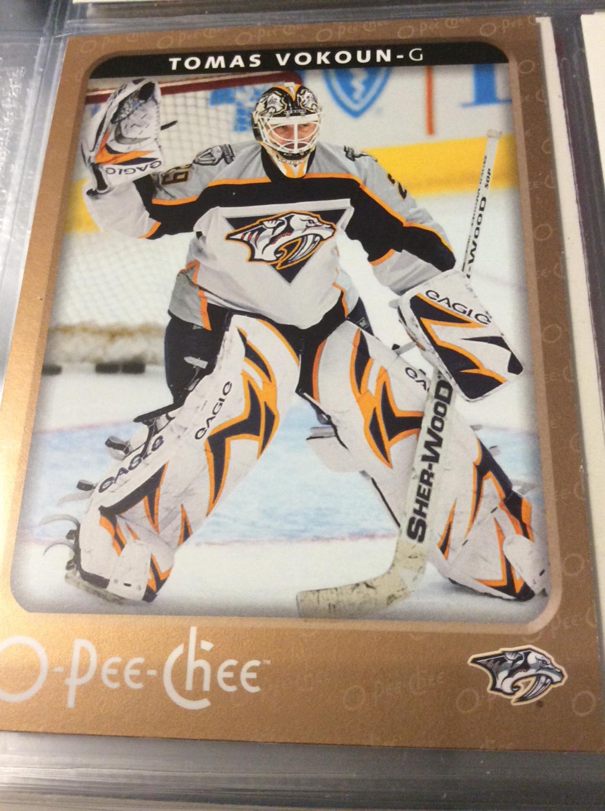 Tomas Vokoun #275 Hockey Cards 2006 O Pee Chee