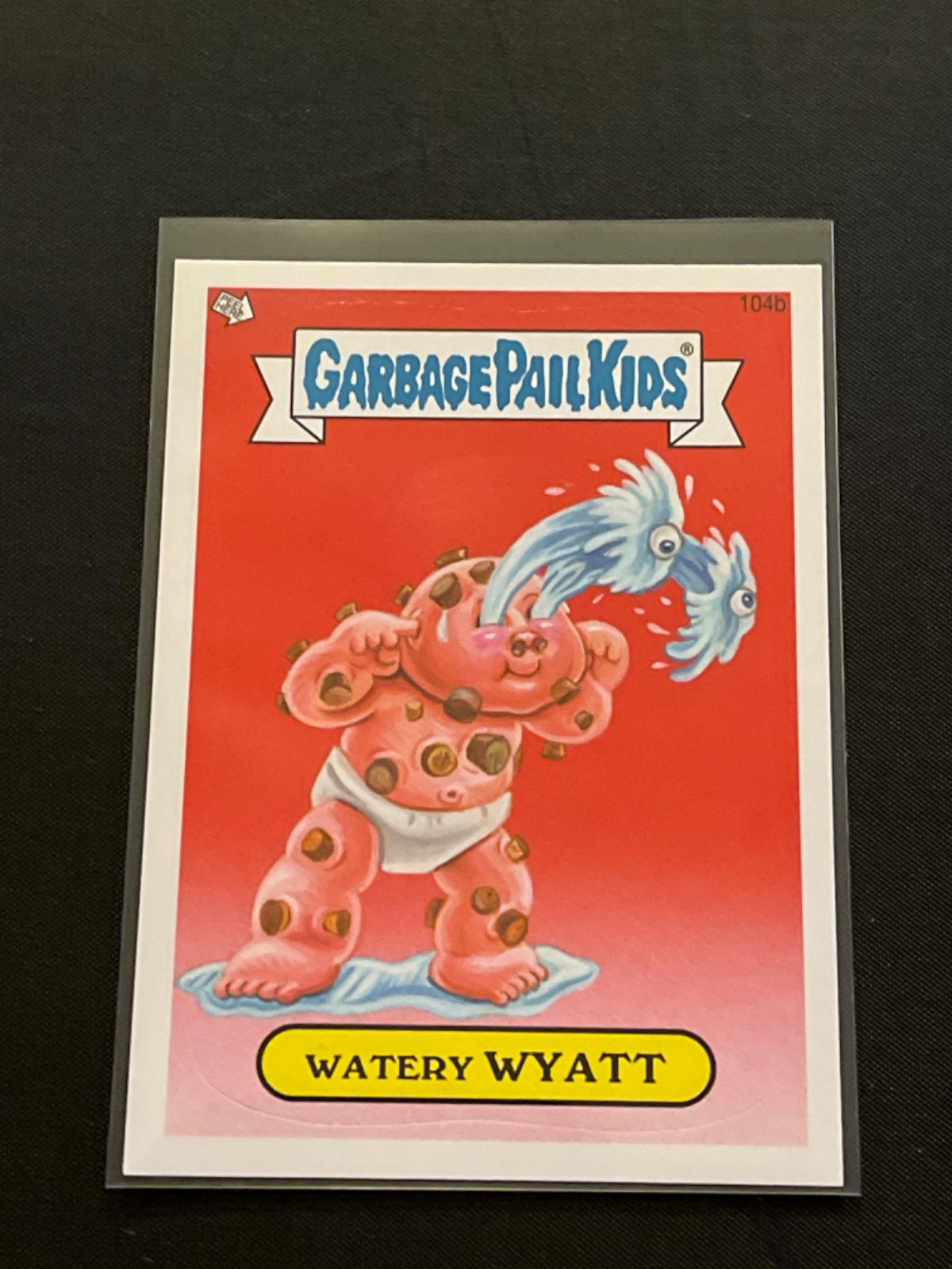 Watery WYATT #104b 2013 Garbage Pail Kids