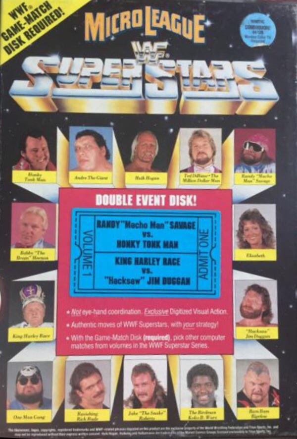 Micro League WWF Superstars Commodore 64