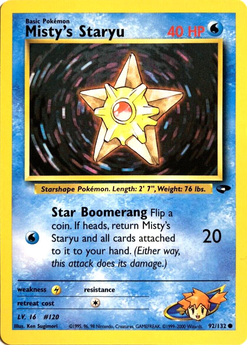 Misty's Staryu #92 Pokemon Gym Challenge