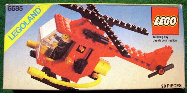Fire Copter 1 #6685 LEGO Town