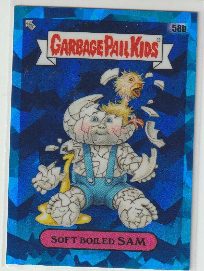 Soft Boiled SAM #58b Garbage Pail Kids 2020 Sapphire