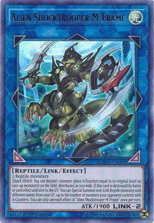 Alien Shocktrooper M-Frame DUOV-EN003 YuGiOh Duel Overload
