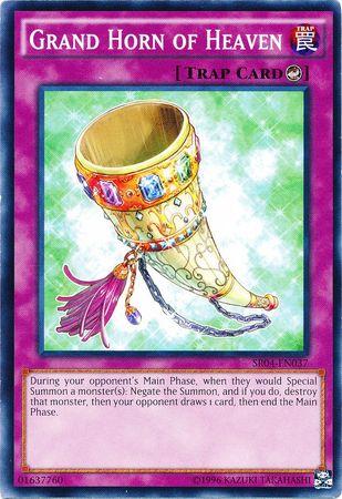 Grand Horn of Heaven SR04-EN037 YuGiOh Structure Deck: Dinosmasher's Fury