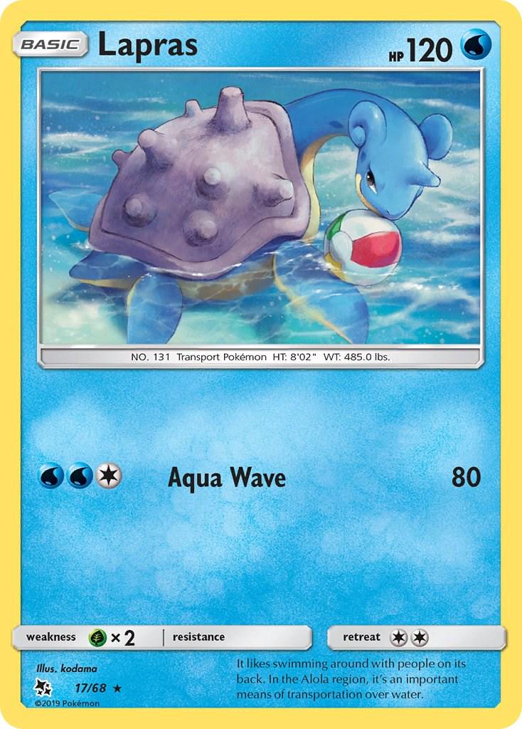 Lapras #17 Pokemon Hidden Fates
