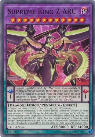 Supreme King Z-ARC LED6-EN054 YuGiOh Legendary Duelists: Magical Hero