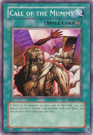 Call of the Mummy SD2-EN022 YuGiOh Structure Deck: Zombie Madness