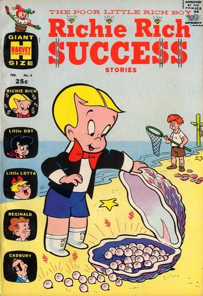 Richie Rich Success Stories #6 (1966) Comic Books Richie Rich Success Stories