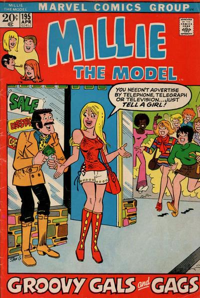 Millie the Model #195 (1972) Comic Books Millie the Model