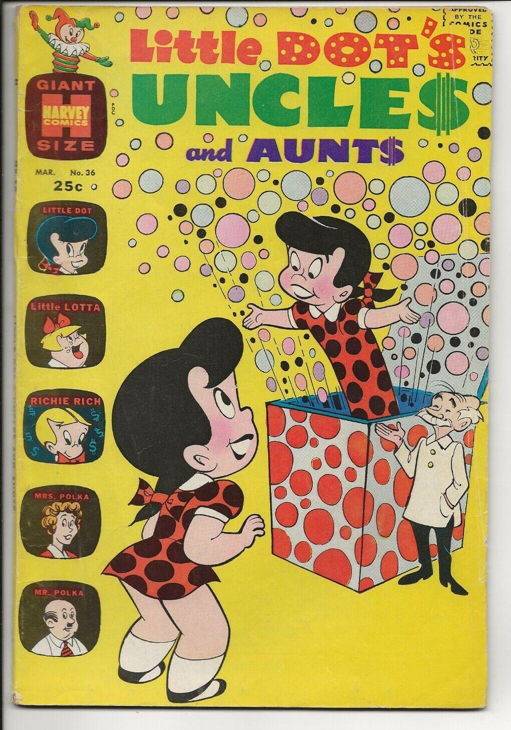 Little Dot's Uncles and Aunts #36 (1971) Comic Books Little Dot's Uncles and Aunts