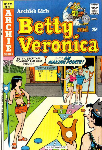 Archie's Girls Betty and Veronica #225 (1974) Comic Books Archie's Girls Betty and Veronica