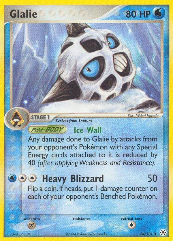Glalie #34 Pokemon Hidden Legends