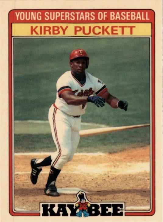Kirby Puckett #25 1986 Kay Bee Young Superstars Baseball