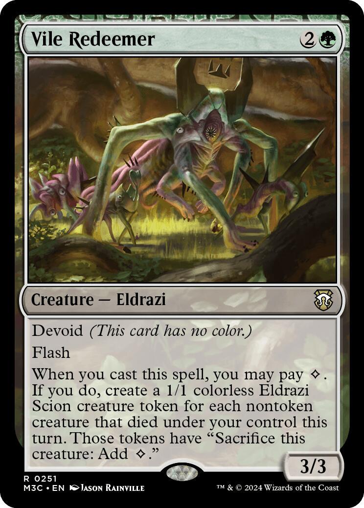 Vile Redeemer #251 Magic Modern Horizons 3 Commander