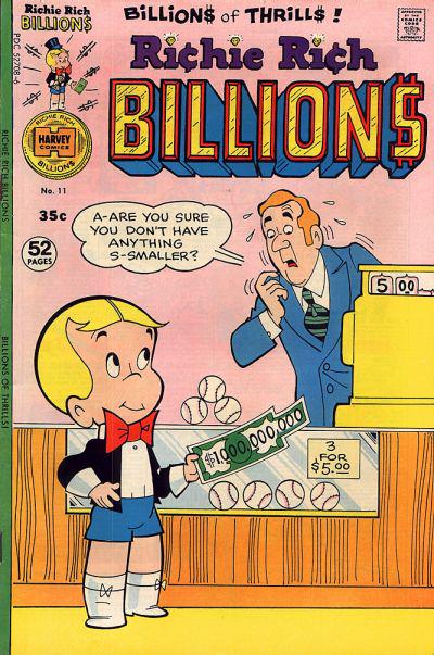 Richie Rich Billions #11 (1976) Comic Books Richie Rich Billions