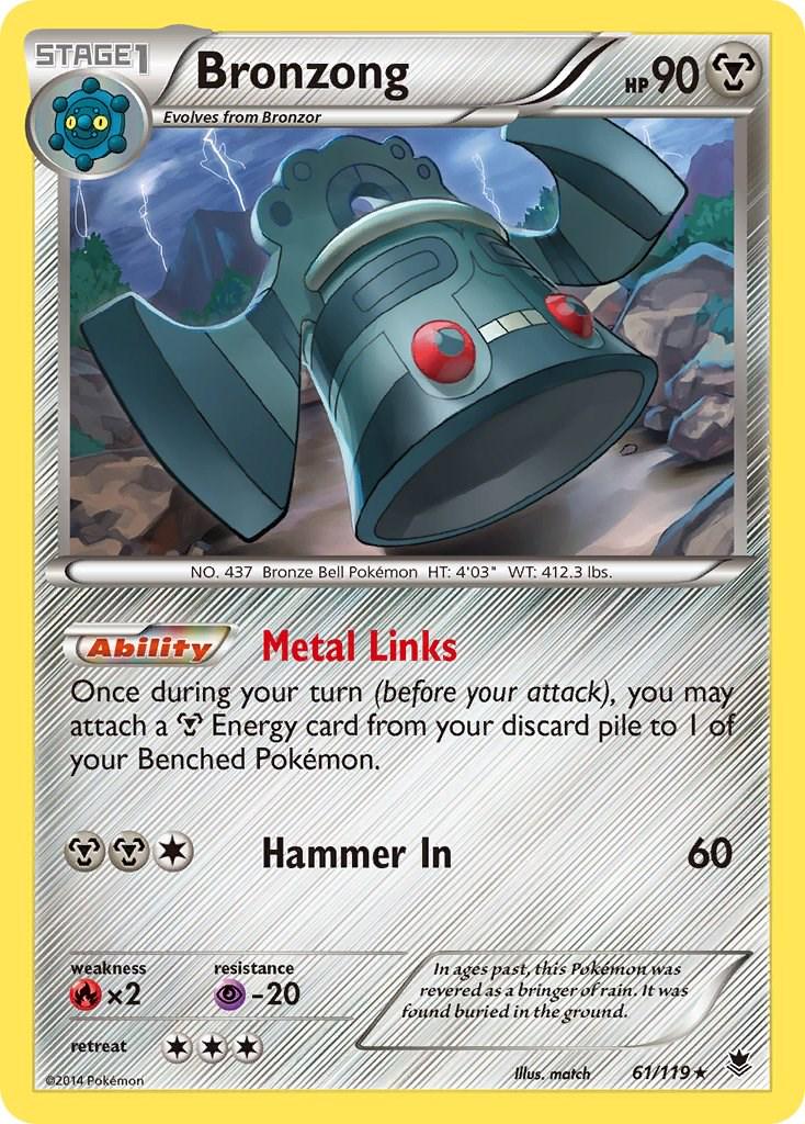 Bronzong #61 Pokemon Phantom Forces