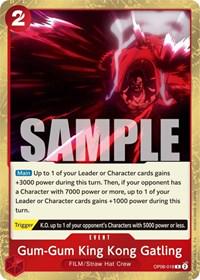 Gum-Gum King Kong Gatling OP06-018 One Piece Wings of the Captain