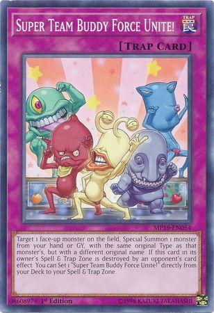 Super Team Buddy Force Unite! MP19-EN054 YuGiOh 2019 Gold Sarcophagus Tin Mega Pack