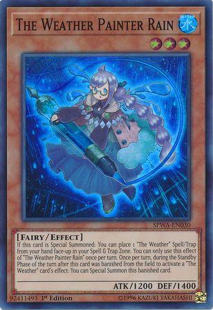The Weather Painter Rain SPWA-EN030 YuGiOh Spirit Warriors