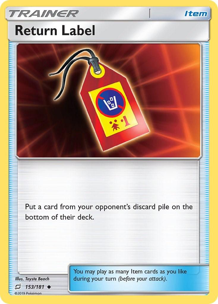 Return Label #153 Pokemon Team Up