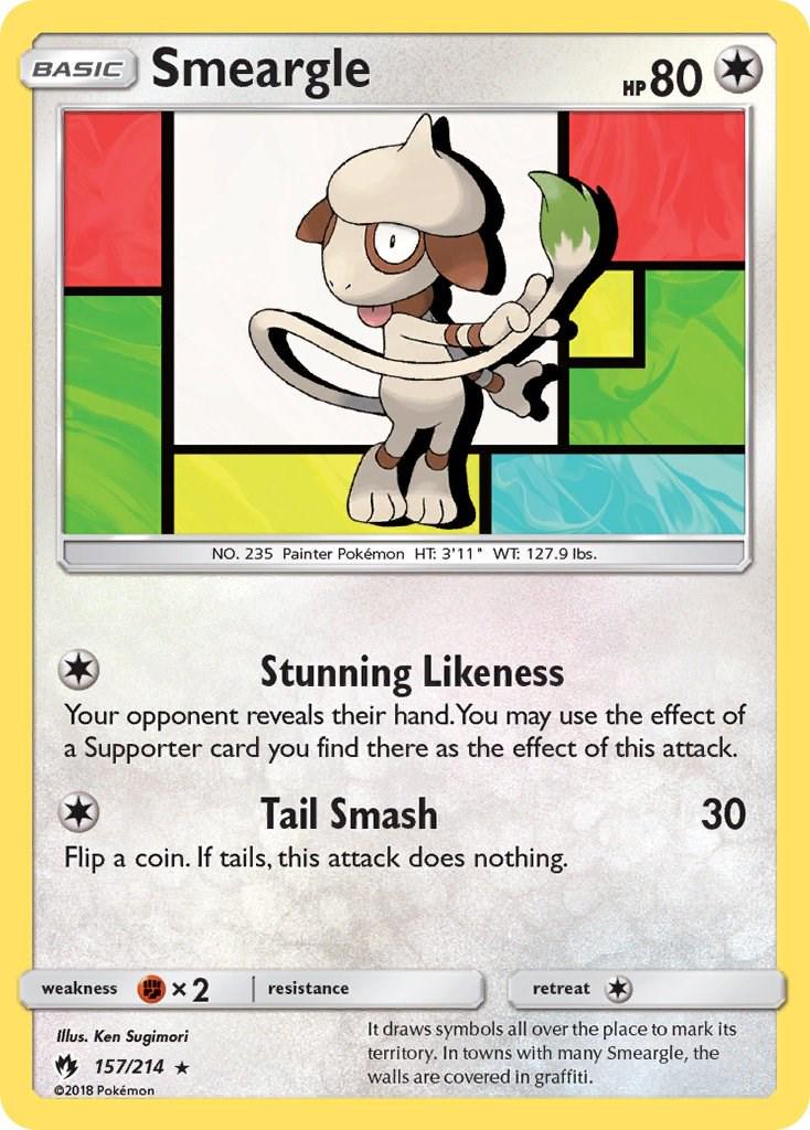 Smeargle #157 Pokemon Lost Thunder