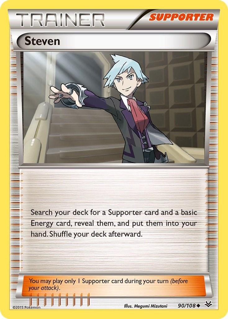 Steven #90 Pokemon Roaring Skies