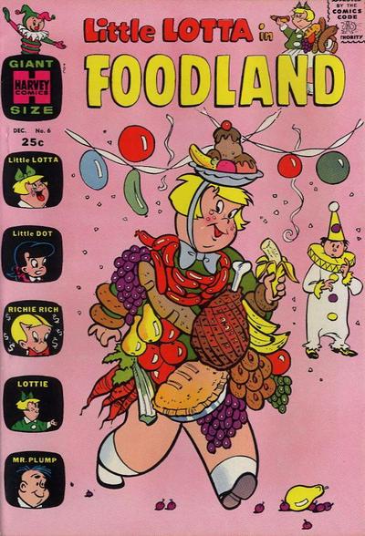 Little Lotta Foodland #6 (1964) Comic Books Little Lotta Foodland