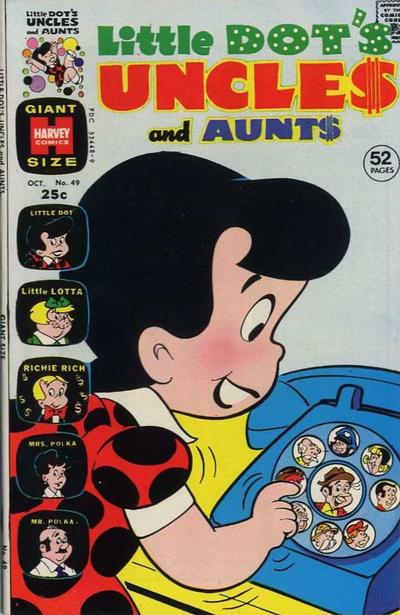 Little Dot's Uncles and Aunts #49 (1973) Comic Books Little Dot's Uncles and Aunts
