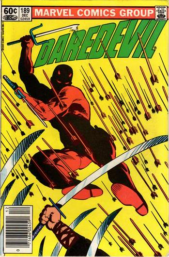 Daredevil [Newsstand] #189 (1982) Cover Art