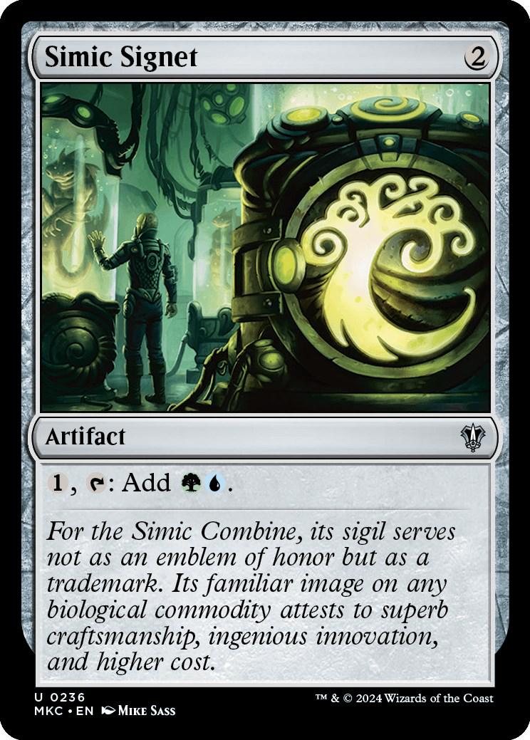 Simic Signet #236 Magic Murders at Karlov Manor Commander
