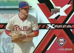 Chase Utley #X-CU Baseball Cards 2008 Upper Deck X Xponential Prices