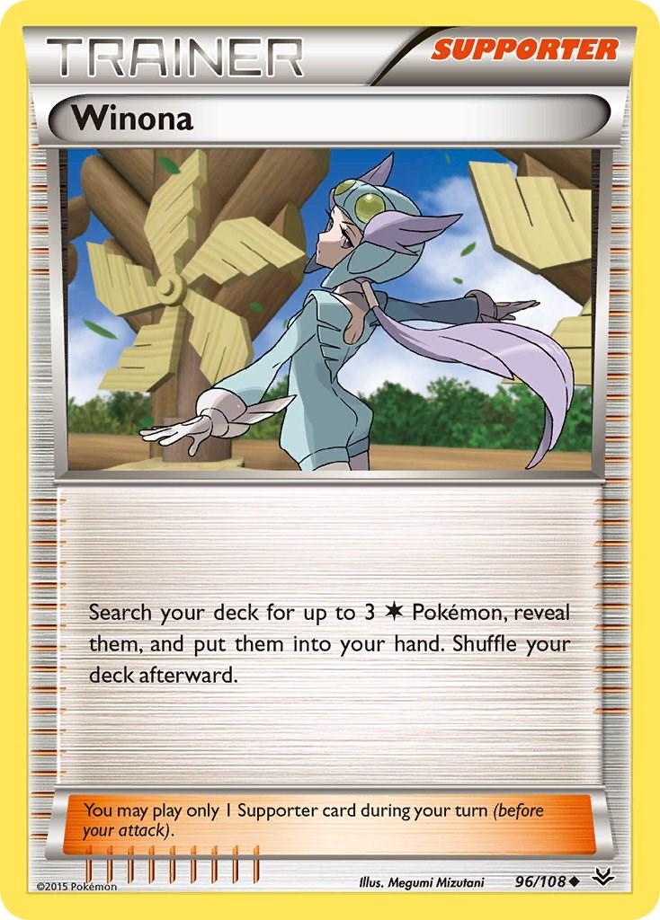 Winona #96 Pokemon Roaring Skies