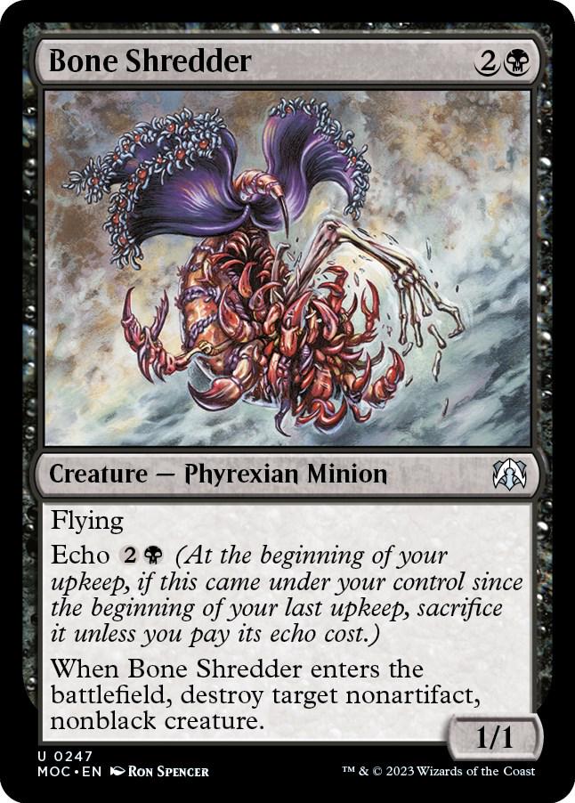 Bone Shredder #247 Magic March of the Machine Commander