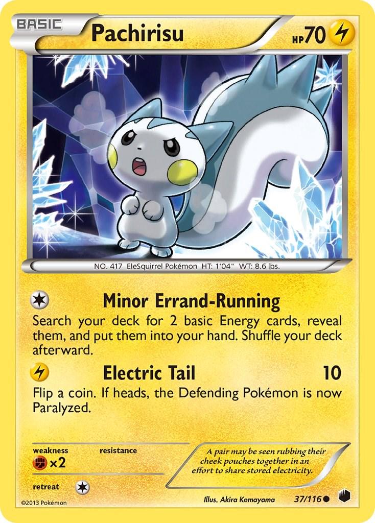 Pachirisu #37 Pokemon Plasma Freeze