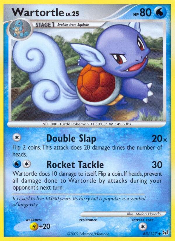 Wartortle #65 Pokemon Platinum