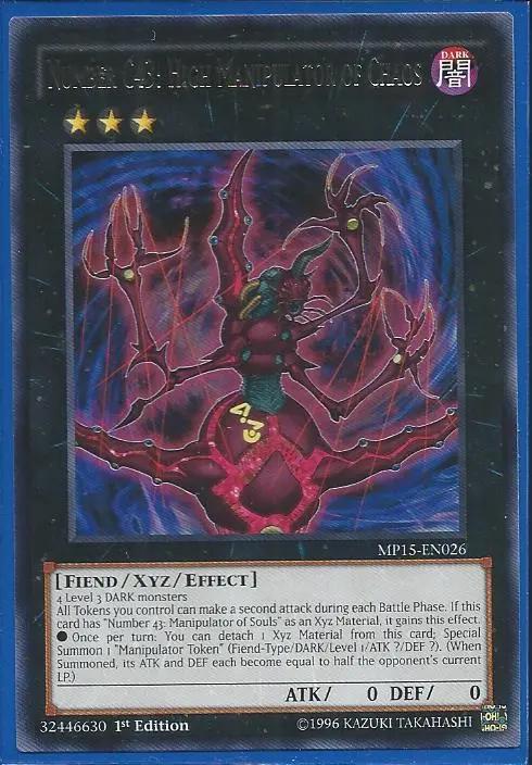 Number C43: High Manipulator of Chaos MP15-EN026 YuGiOh 2015 Mega-Tin Mega Pack