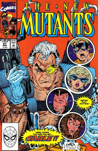New Mutants #87 (1990) Cover Art