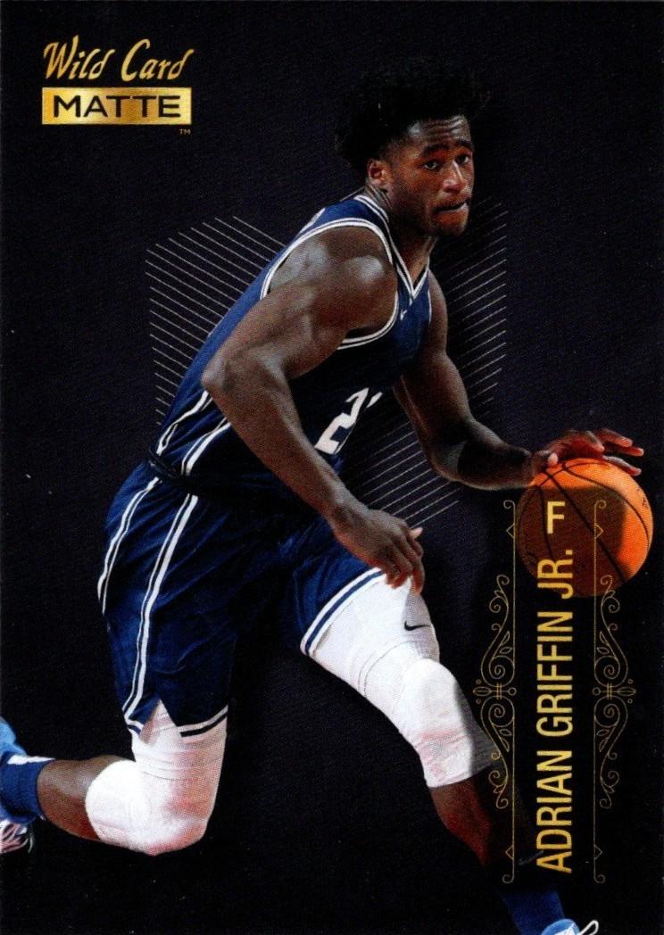 Adrian Griffin Jr #MB-1 2022 Wild Card Matte Basketball