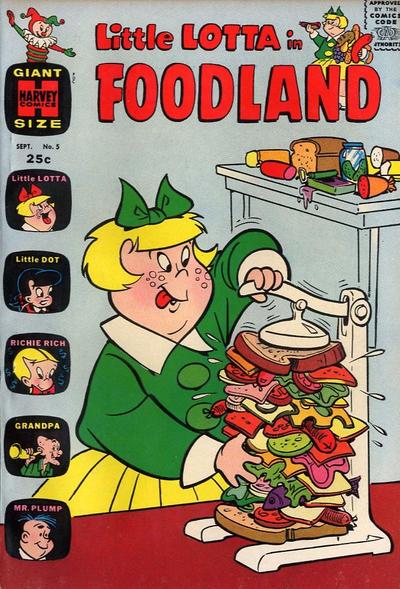 Little Lotta Foodland #5 (1964) Comic Books Little Lotta Foodland