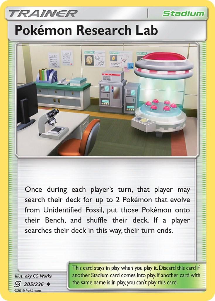 Pokemon Research Lab #205 Pokemon Unified Minds