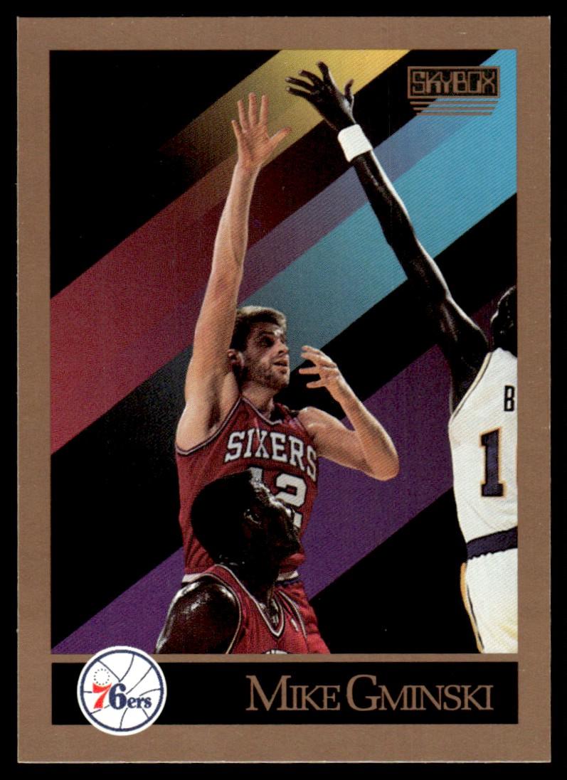 Mike Gaminski #215 Basketball Cards 1990 Skybox