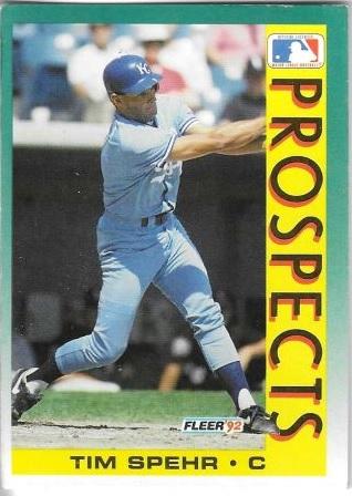 Tim Spehr #674 Baseball Cards 1992 Fleer