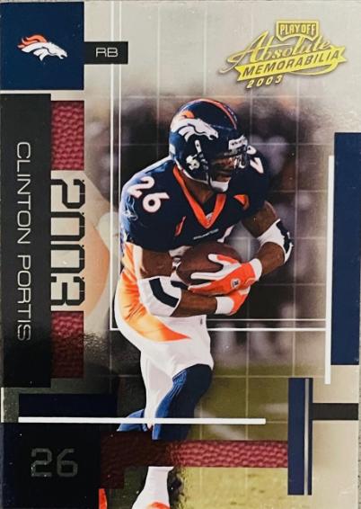 Clinton Portis #14 2003 Playoff Absolute Memorabilia Football