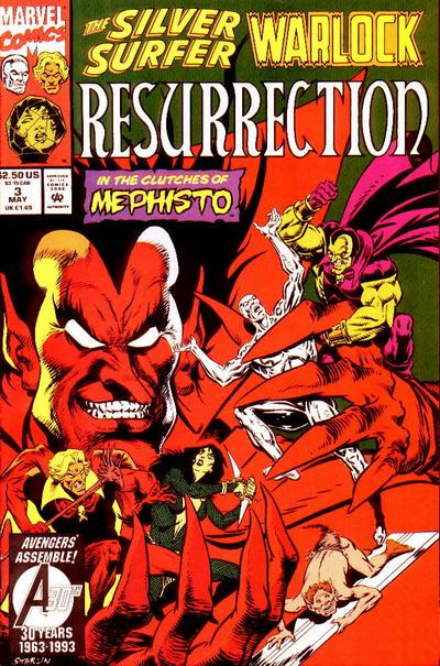 Silver Surfer / Warlock: Resurrection #3 (1993) Comic Books Silver Surfer / Warlock: Resurrection