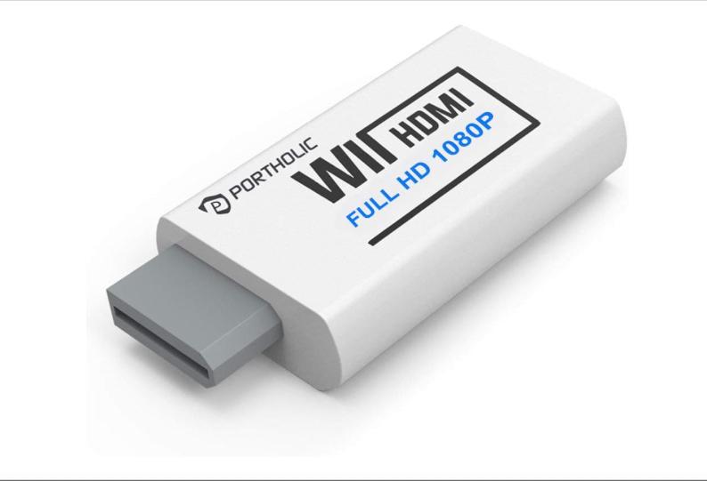 Wii to HDMI Converter 1080P for Full HD Device Wii